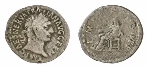 Laurel Wreaths Prints: ﻿denarius. Trajan (cesarz rzymski ; 98-117), issuer