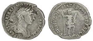 Laurel Wreaths Prints: ﻿denarius. Trajan (cesarz rzymski ; 98-117), emperor