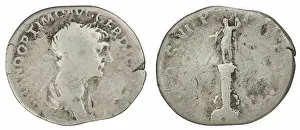 Columns Prints: ﻿denarius. Trajan (cesarz rzymski ; 98-117), emperor