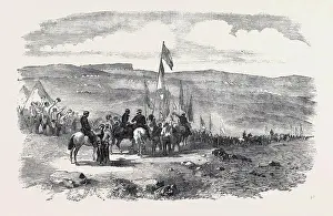Departure Prints: DEPARTURE OF THE NAVAL BRIGADE FOR THE FLEET, SEPTEMBER 10, 1855
