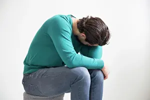 Psychology Prints: Depressed man