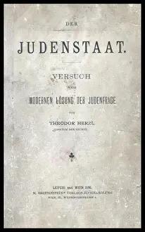 Written Prints: Der Judenstaat is a pamphlet written by Theodor Herzl and published in February 1896