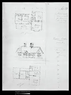 Davis Prints: Design for Bracketed American Farm House