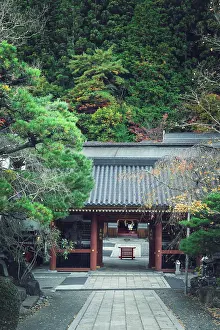 Soft Light Prints: details of Koyasan streets town entrance