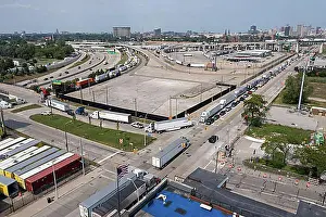 Highways Prints: Detroit, Michigan USA, 6 August 2021