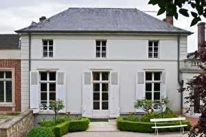 Exclusive Prints: The Deutz building seen from the garden behind the main house at Champagne Deutz in Ay