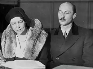 1931 Prints: Divorce for Archduke -- Now they'll marry -- Archduke Leopold of Austria and Mrs