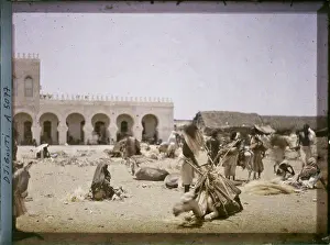 Fair Prints: Djibouti the wood market, Léon Busy in Indochina (French - Djibouti Le marché au bois)