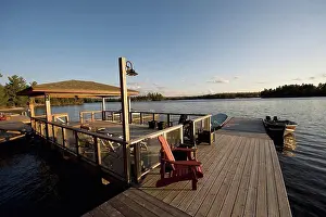 Keith Prints: Dock, Lake of the Woods, Ontario, Canada