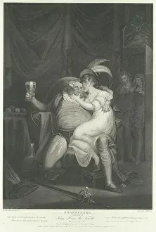 Plays Prints: Doll Tearsheet, Falstaff, Henry and Poins (Shakespeare)
