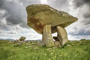 Storm Cloud Prints: Dolmen near Narin, County Donegal, Ireland