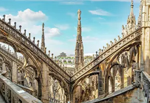 Architektur Prints: dom, dach, mailand, gotisch, domkirche