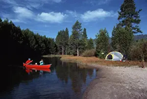 Tent Prints: Donner Lake California USA