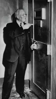 Jail Prints: This Door Foiled Rioters -- Warden James A