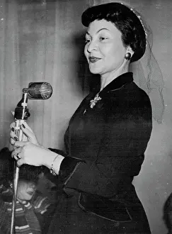 Picture Prints: Doria Shajik leader of Egypt's Bint El Nil (daughter of the Nile). June 11, 1953