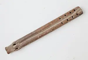 Ceramic Prints: Double flute, 4th century BCE - 7th century CE
