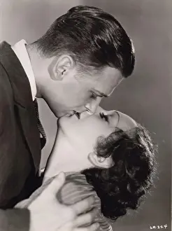 Kissing Prints: Douglas Fairbanks Jr and Ann Dvorak in 'Love is a Racket', 1932