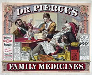 Advertising Prints: Dr. Pierce's family medicines