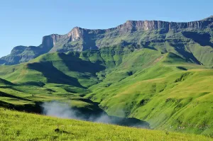 Wide Open Spaces Prints: Drakensberg Scenery in the Cathedral Peak region of the Ukhahlamba Drakensberg Park