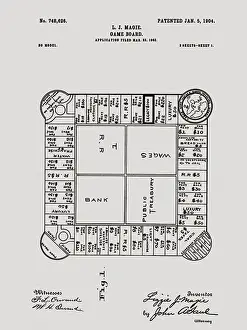 Diagram Prints: Drawing for a Game Board