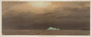 Iceberg Prints: Drawing, Iceberg, Battle Harbour