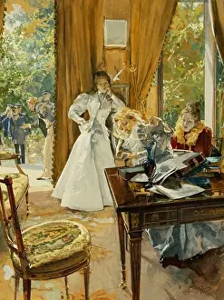 Curiosity Prints: In the Drawing Room. Ludek Marold (1865-1898)