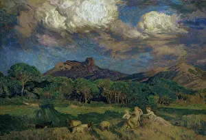 Laying Prints: The Driads (Les Dryades) Rene Menard (Marie Auguste Emile) (1862-1930/French) Petit Palais