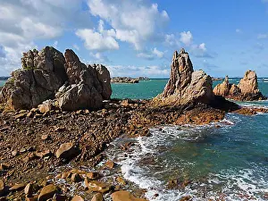 Coast Prints: Drone shot, Plage de Pors Scaff