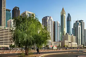 Dubai Prints: dubai, stadtzentrum, city, innenstadt ** dubai, city center, dubais, city centers gfk-qe9