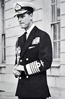 Yachts Prints: Duke of Edinburgh opened an exhibition of Royal yachts at the National Maritime Museum