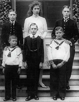 King Of The United Kingdom Prints: Duke of Windsor - Childhood. May 7, 1955. (Photo by Press Portrait Bureau)