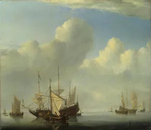 Lighting Prints: A Dutch Ship coming to Anchor by Velde