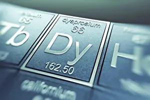Metallic Prints: Dysprosium (Chemical Element)