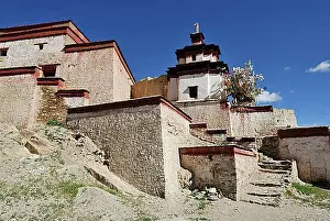 Fortifications Prints: Dzong of Gyantse, Tibet, China, Asia