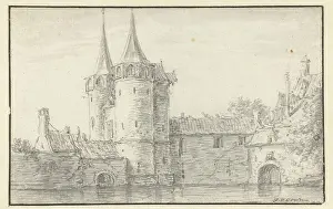 Draughtsman Prints: East gate in Delft, Jan van Goyen