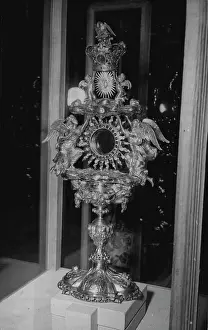 1951 Prints: In Ecclesiastical Plate Display - Monstrance
