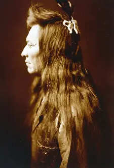 Archival Indians Prints: Edward S. Curtis Native American Indians - Black Eagle