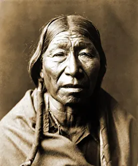 Native Prints: Edward S. Curtis Native American Indians - Male Cheyenne Indian circa 1910