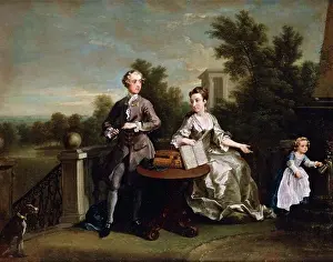 Father Prints: The Edwards Hamilton Family: A Group Portrait of Lord Anne Hamilton