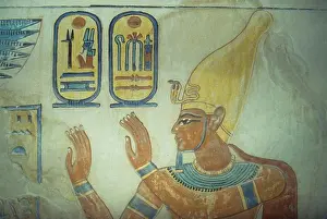 Frescoes Prints: EGYPT, NEAR LUXOR, VALLEY OF THE QUEENS