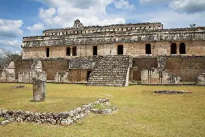 Culture Prints: El Palacio, The Palace, Kabah Archaeological Site