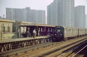 Out Door Prints: Elevated Subway Station and #1 Train