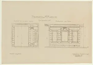 Lounge Prints: Elevation side in front door / lounge side elevation