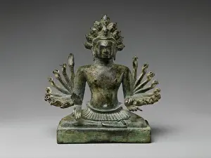 Actions Prints: Eleven-Headed Avalokiteshvara, the Bodhisattva of Infinite Compassion 10th century Thailand Such multi-armed