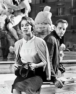 Actress Prints: Elsa Martinelli, Charlton Heston