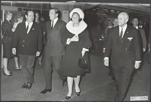 Beatrix Prints: Elsevier photo collection. Princess Beatrix Prince Claus attended final evening Jumping Amsterdam RAI