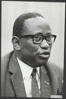 Arrival Prints: Elsevier photo collection. Arrival three-off Surinamese border committee