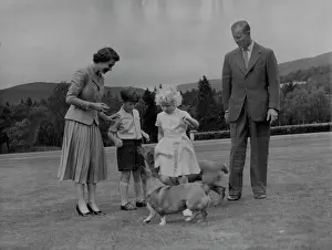 King Of Great Britain Prints: This Embargo Applies To All CountriesRoyal Family at BalmoralQueen Elizabeth and the Duke of Edinburgh