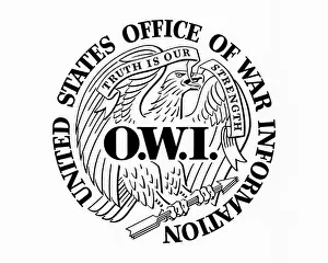 Communications Prints: Emblem of the O.W.I