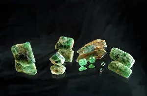 Emerald Prints: Emeralds a green beryl variety